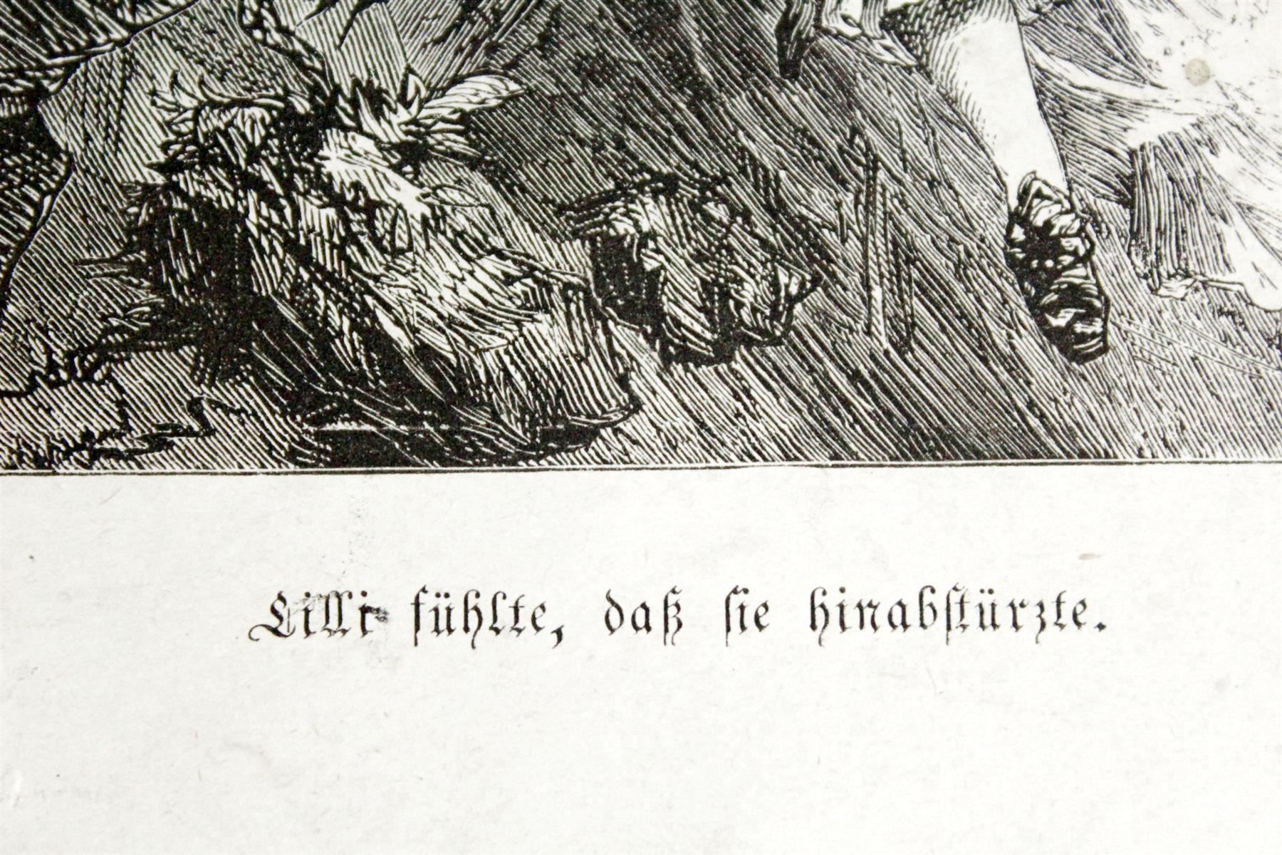Grafica & Litografie: Zinkätzung JUGENDSTIL / ROMANTIKER, 1880 – Usato da Bern venduto da kultiges 6