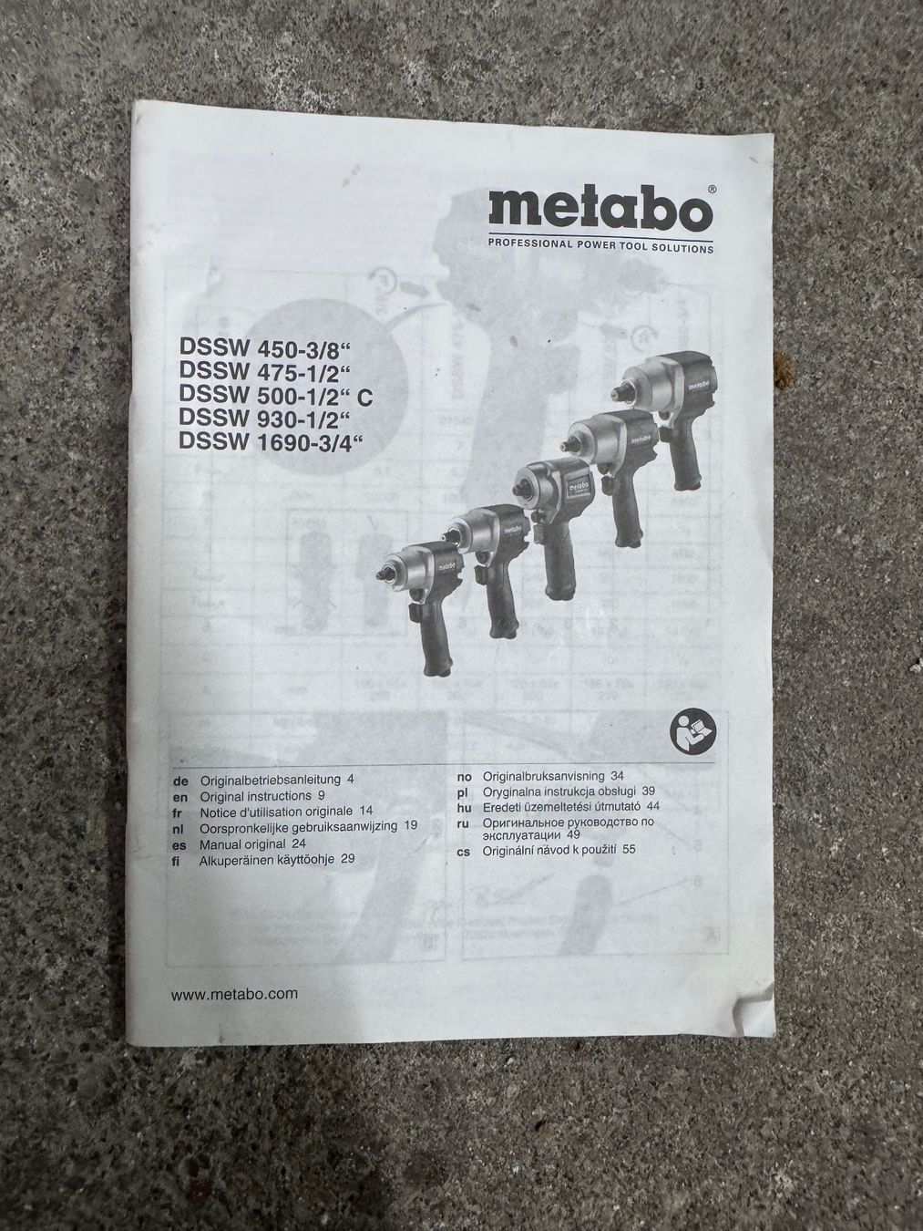 Metabo Tous les outils: Schlagschrauber Metabo DSSW 930 1/2" – D'occasion à Steckborn par danweid 2