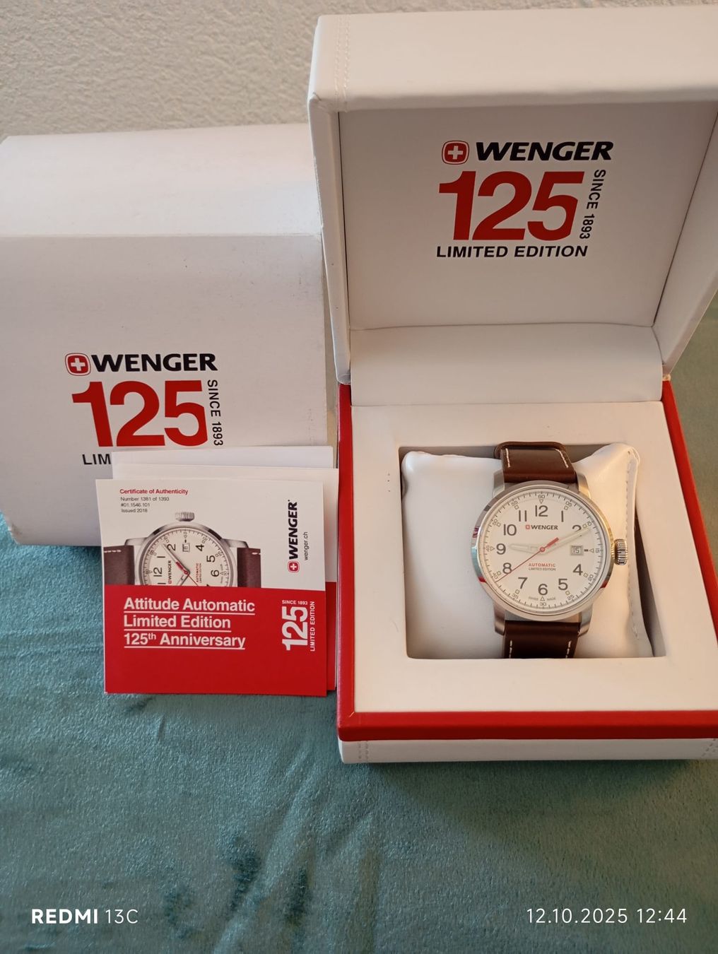 Wenger Orologi: Wenger Attitude Heritage - Limitierte Edition 01.1546.101 – Nuovo e nell'imballaggio originale da Bülach venduto da Stoichko 3