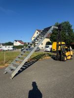Treppe verzinkt, 120br., 400h., 400 tief
