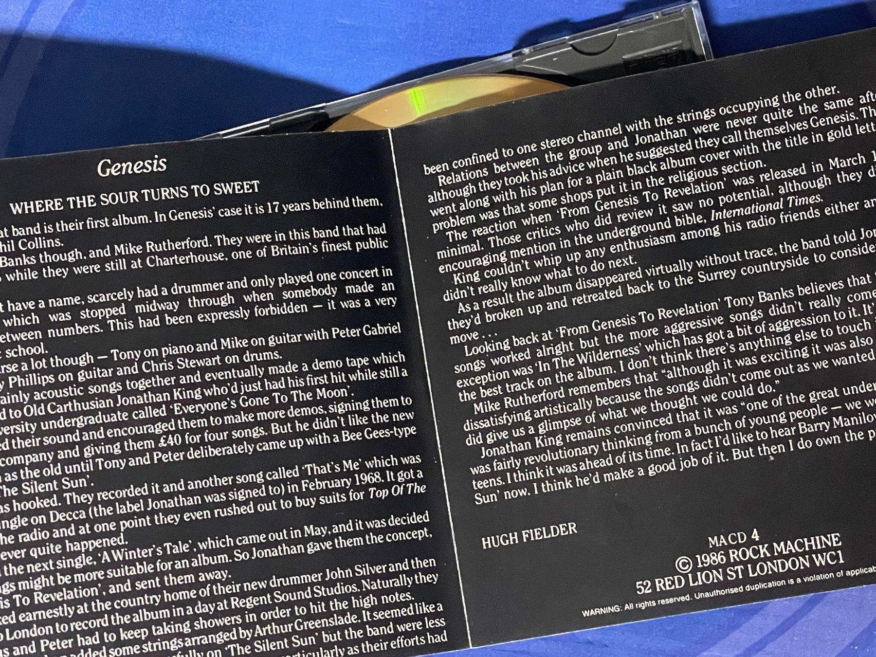 CDs: Genesis – Gebraucht aus Muri b. Bern von AdidasCollector 2