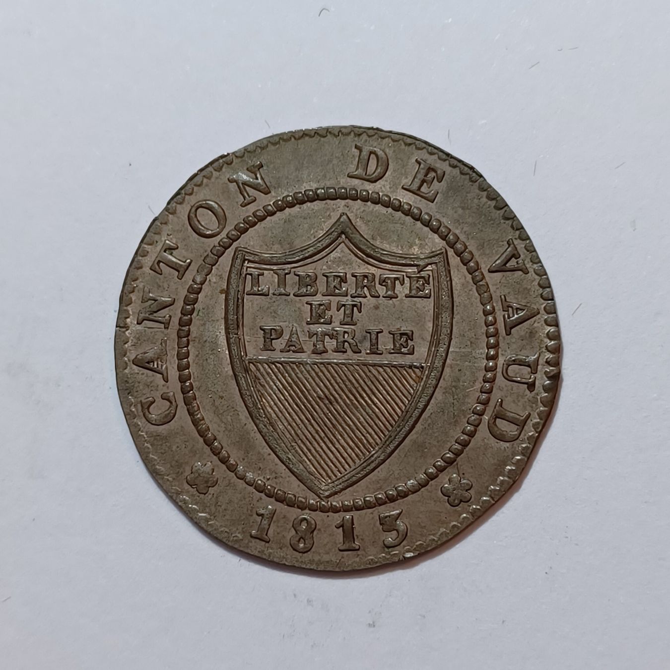 Alle Münzen: 1/2 Batzen 1813 Waadt – Gebraucht aus Pfäffikon ZH von Schweizer_Muenzen 1
