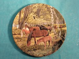 Sammelteller, New Forest Ponies, 1991, Davenport Porzellan