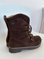 SOREL Damen Winterboots Leder Braun