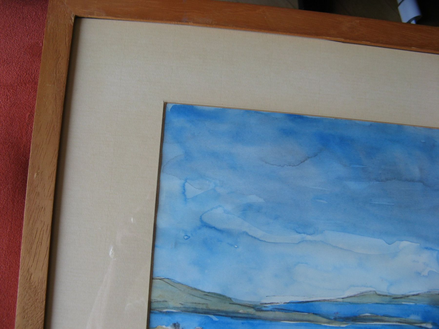 Foto & Immagini: Bild Aquarell 66,5 x 53 – Usato da Zürich venduto da apil 2