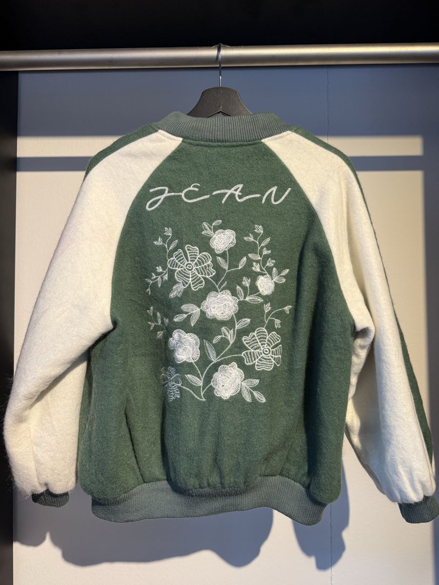 Vestes: Stylish Green Wool Bomber Jacket – D'occasion à St. Gallen par trxcy 2