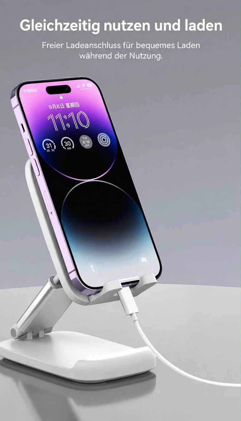 Altro in Decorazioni & Accessori: Ständer für Smartphone oder Tablet faltbar neu – Nuovo e nell'imballaggio originale da Effretikon venduto da Orento.ch 3