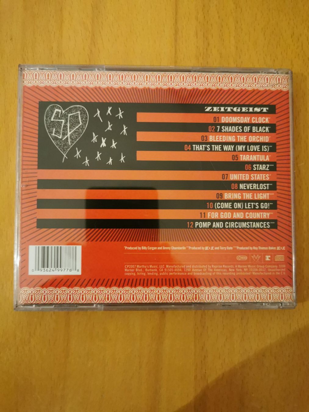 CD: Smashing Pumpkins - Zeitgeist CD – Usato da St.Gallen venduto da Tamal0204 1
