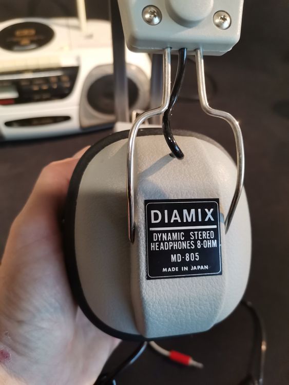 Casque Audio Vintage TECTRONIC MD-808VS - Made In Japan - DYNAMIC STEREO HEADPHONES - Boîtier D'origine