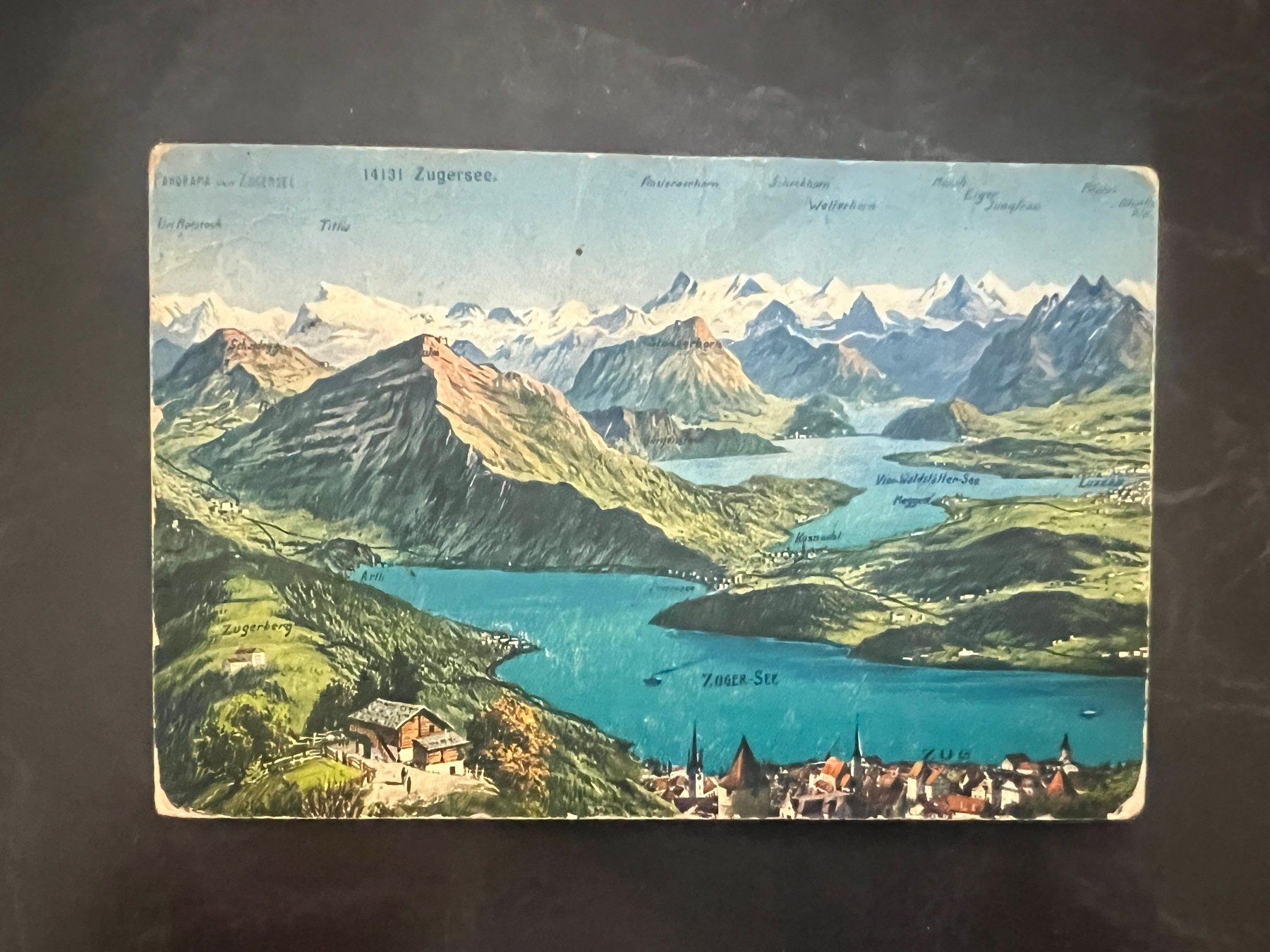 Ansichtskarten: AK  ca.1920 Zugersee   (G3329) – Gebraucht aus Hinwil von Sidi4