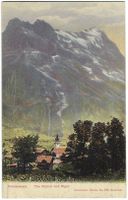 AK Grindelwald Kirche und Eiger - Abraham's Series