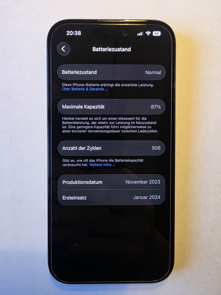 Apple Handys / Smartphones: iPhone 15 128GB  top Zustand – Gebraucht aus Oberschan von izz23 8
