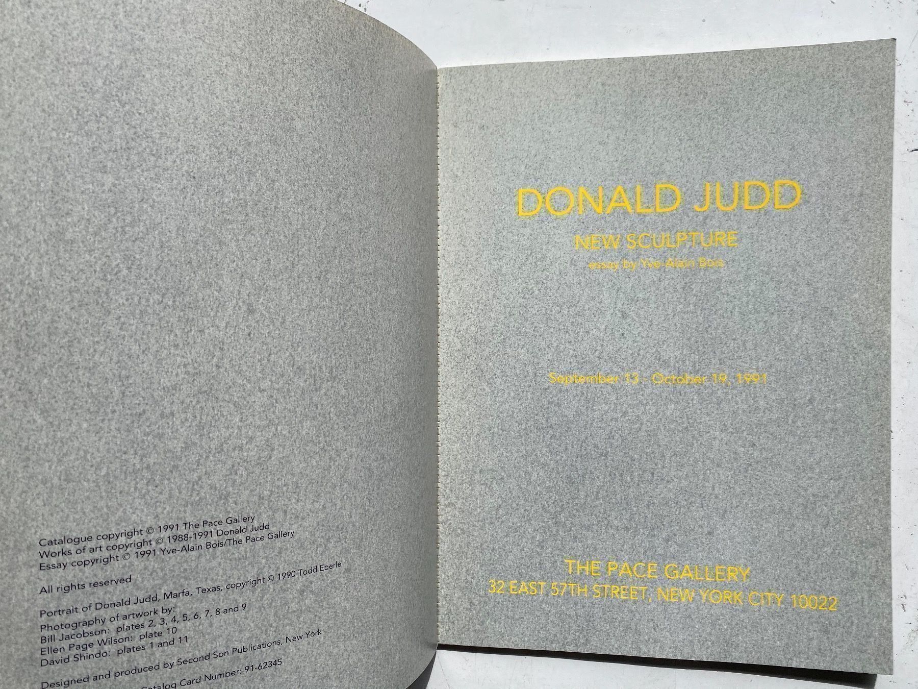 Libri: Donald JUDD. American. Architektur Sol LeWitt – Usato da Zürich venduto da lesgarcons 2