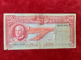 ANGOLA - 500 Escudos 10 Junho 1970 A. TOMAS - SELTEN / RARE
