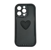 Schwarze Herz Apple iPhone Hülle, gratis Versand