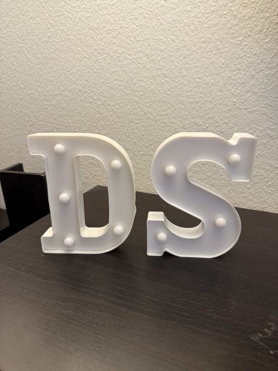 Tutte le decorazioni: Leuchtbuchstaben D&S – Usato da Horgen venduto da smaally 1