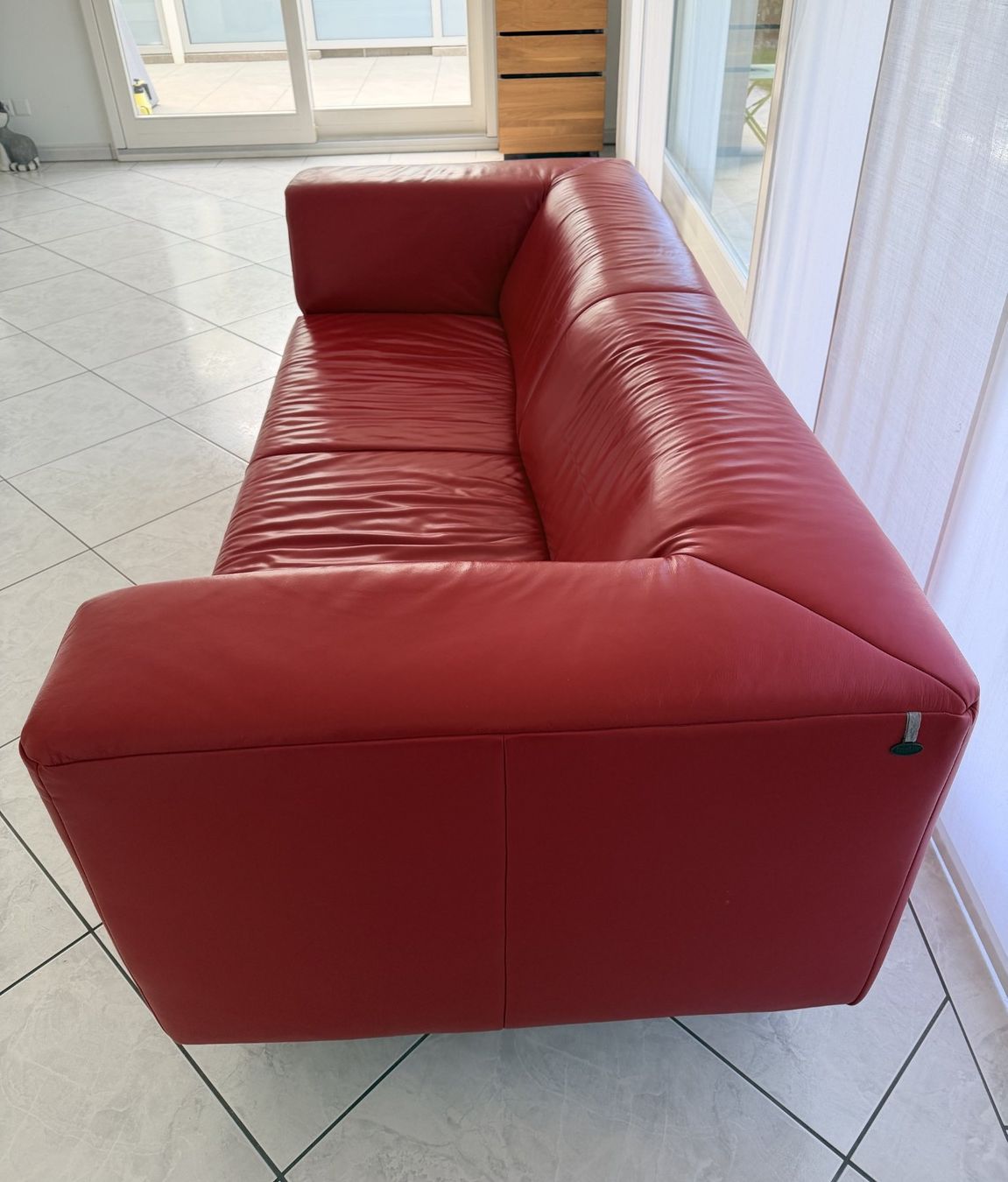 Divani: rotes Ledersofa – Usato da Rudolfstetten venduto da rst_syp2 3