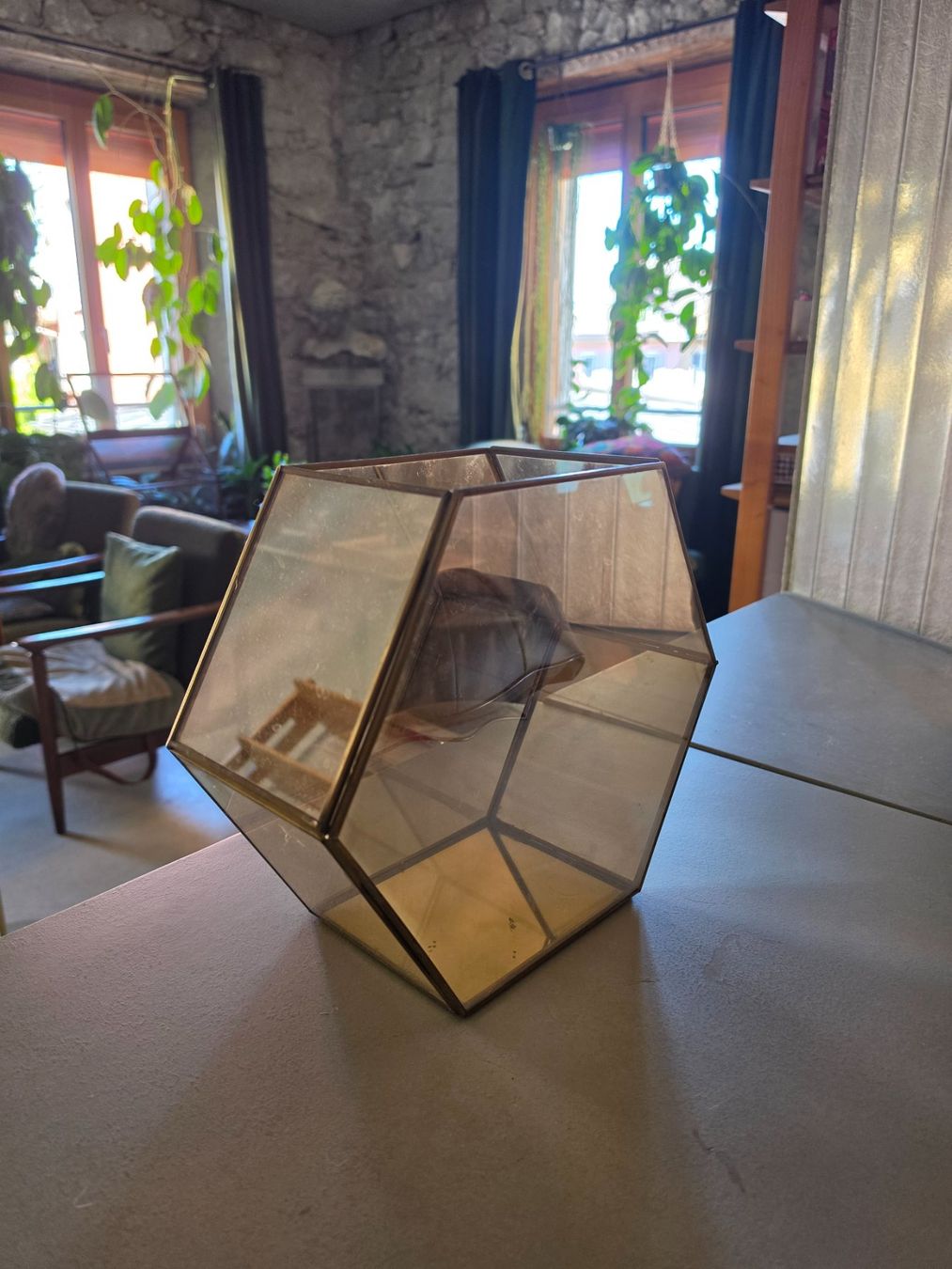 Tutte le decorazioni: Vintage Dekoobjekt aus Glas und Metall – Usato da Zürich venduto da Palapine