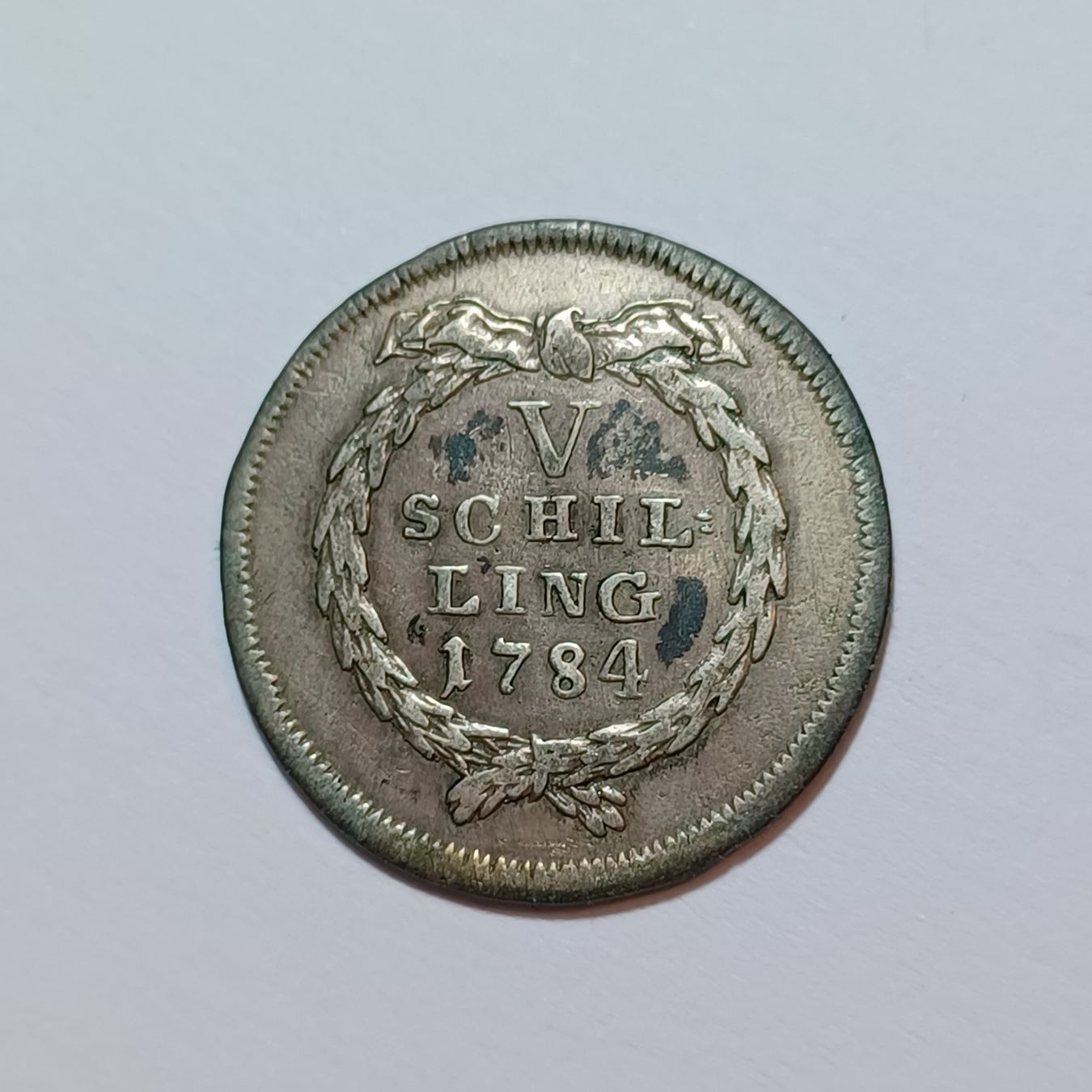 Tutti le monete: 5 Schilling 1784 Zürich – Usato da Pfäffikon ZH venduto da Schweizer_Muenzen