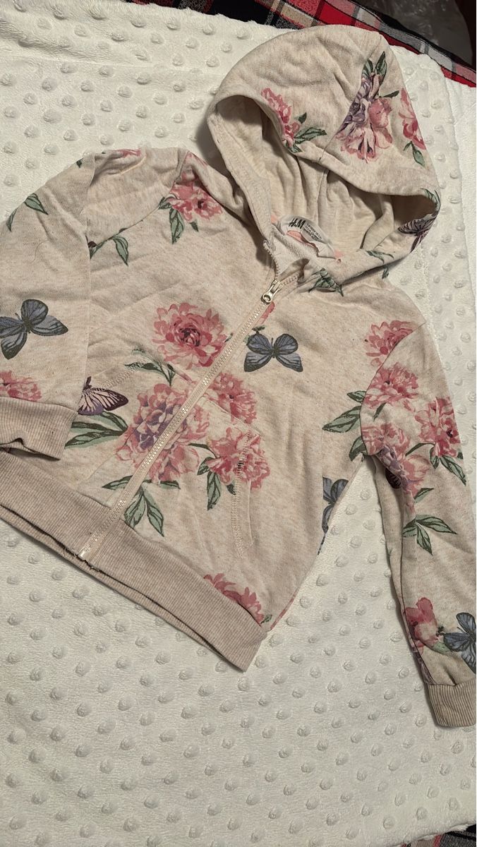 H&M Giacche & Cappotti: Blumen Kapuzenjacke 2-4 Jahre – Usato da Rüti ZH venduto da Crystal_Bloom