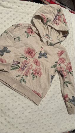 Blumen Kapuzenjacke 2-4 Jahre