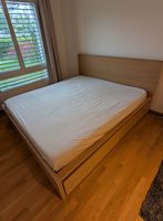 IKEA Malm Bett 180x200 mit 4 Schubkästen ohne Matratze