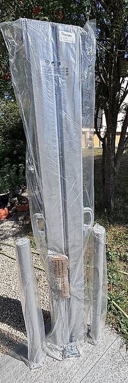 Paravents: Doppelseiten Markise grau – D'occasion à Lupfig par Texaner58 2
