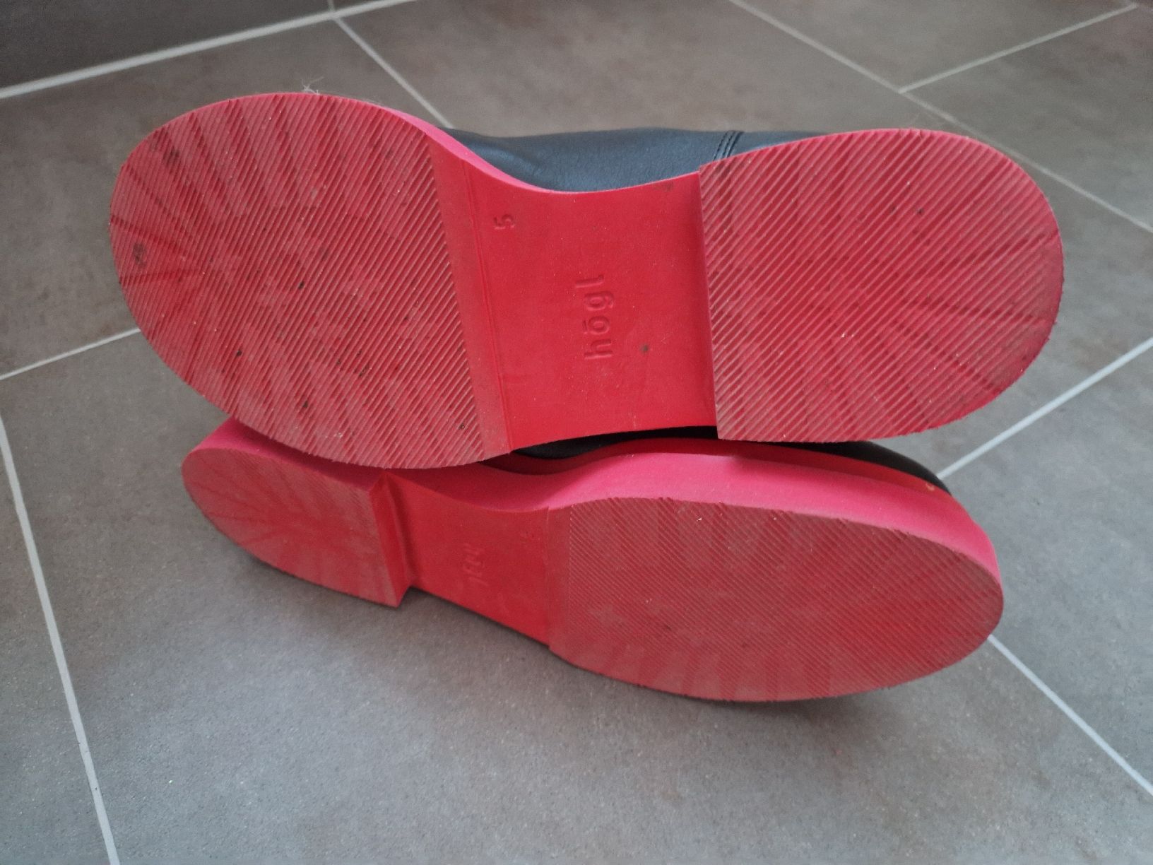 Högl Scarpe da donna: Högl Stiefelette 38 schwarz / rot – Usato da Lichtensteig venduto da Cocabana_16 4