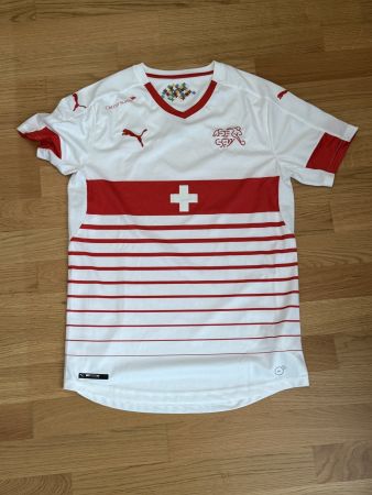 Originales Schweizer Nationalmannschafts Trikot in Weiss