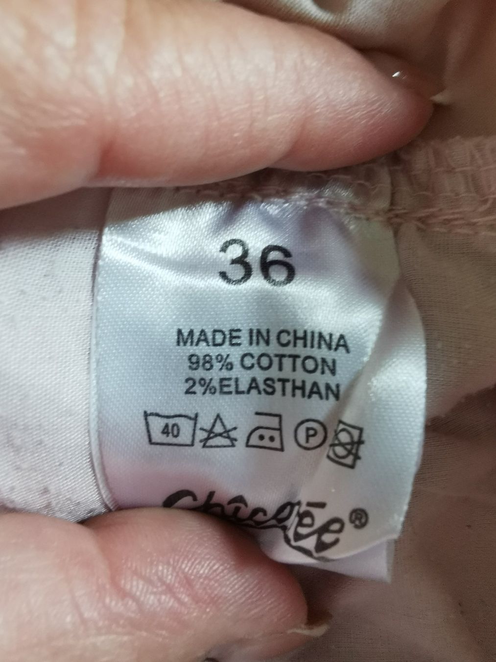 Hosen: Chicorée; hellrosa - rosa Hose / Chino Hose Gr. 36 – Gebraucht aus Boniswil von Totomat-Lady 5