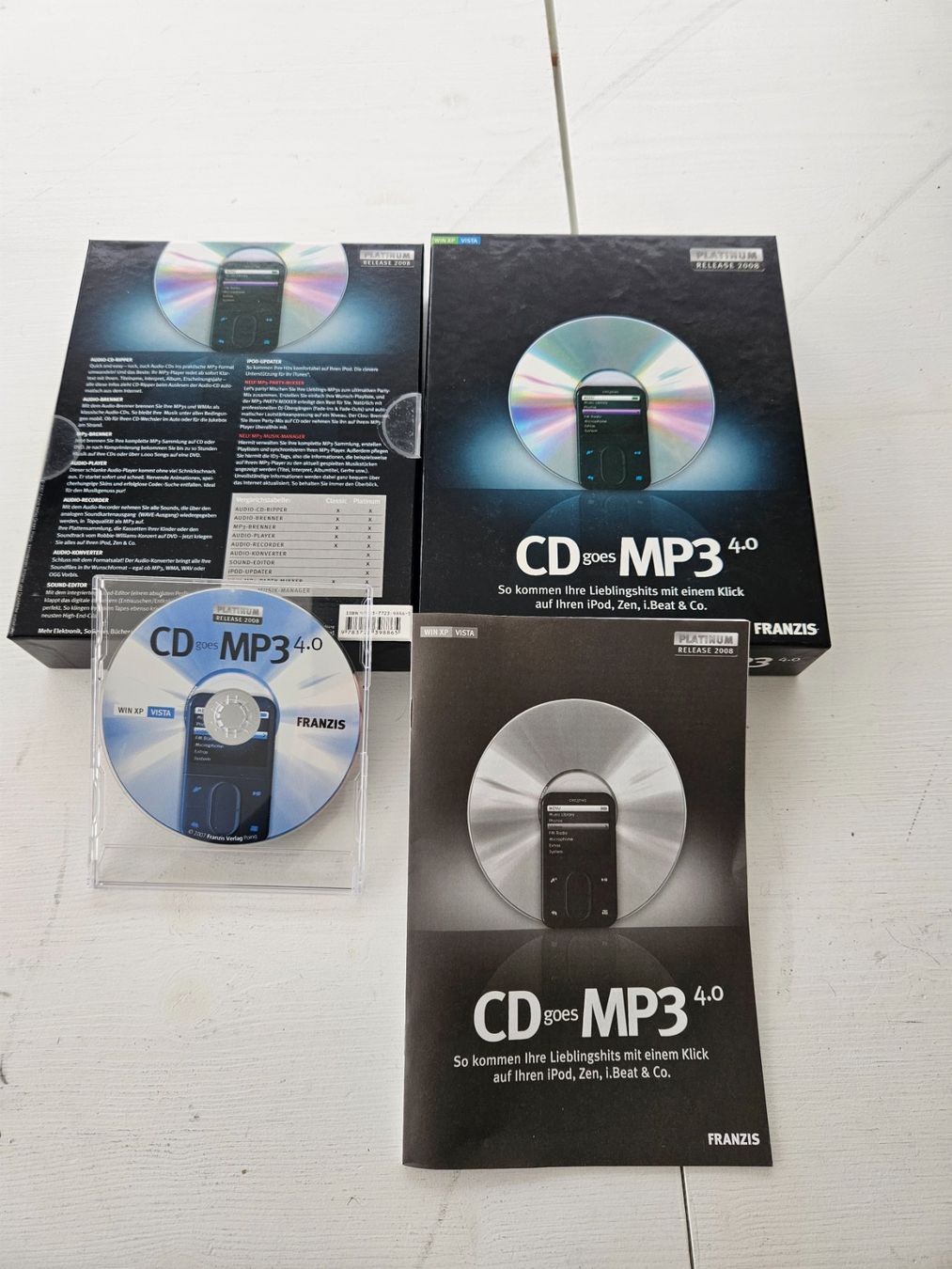 Software: CD goes MP3 4.0 Software, Top Zustand – Nuovo e nell'imballaggio originale da Lauerz venduto da Etri