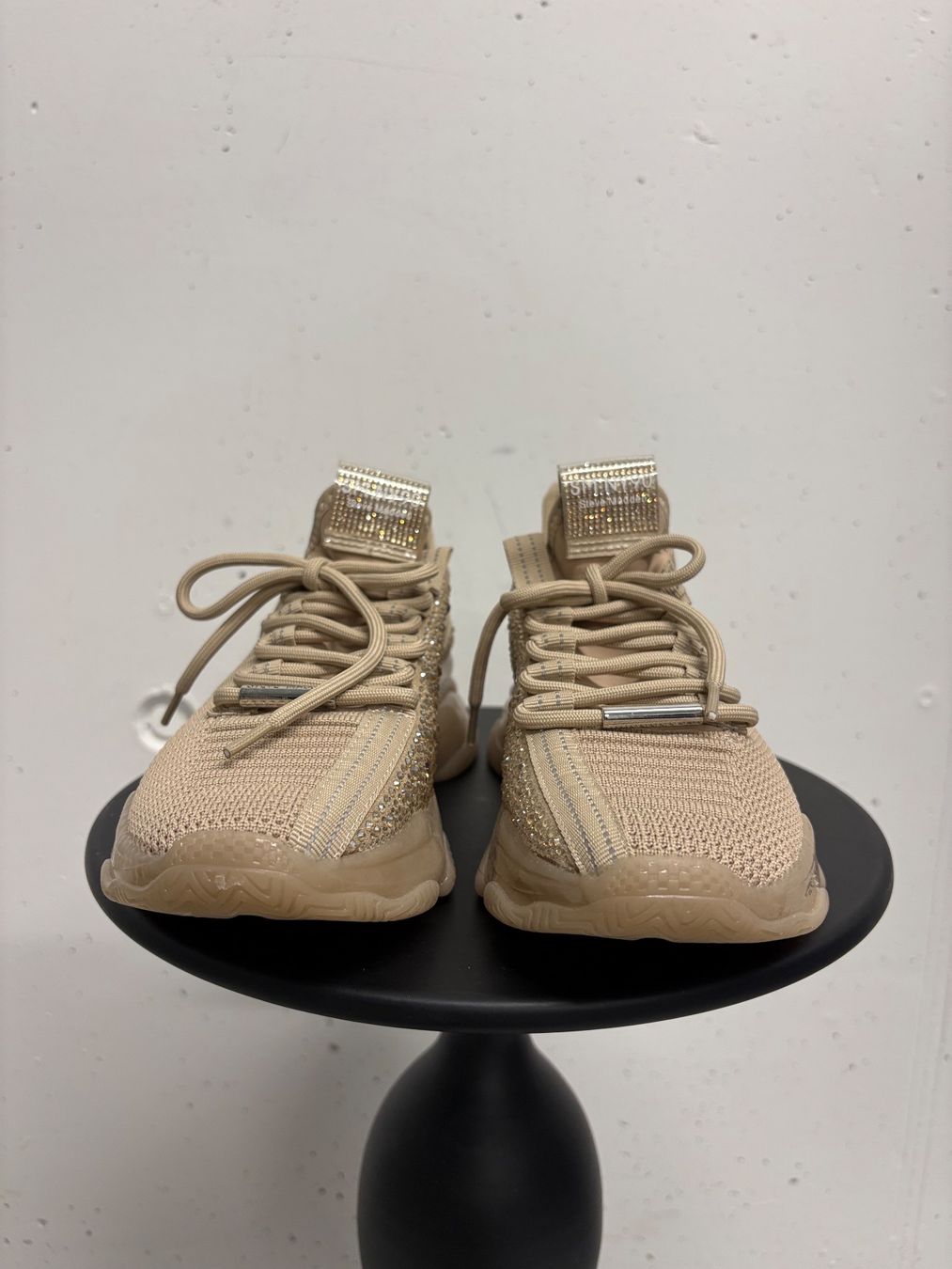 Steve Madden Scarpe da donna: Steve Madden Sneaker beige mit Strass Gr. 39 Maxilla-R – Nuovo (secondo la descrizione) da Regensdorf venduto da secondchancefashion 2