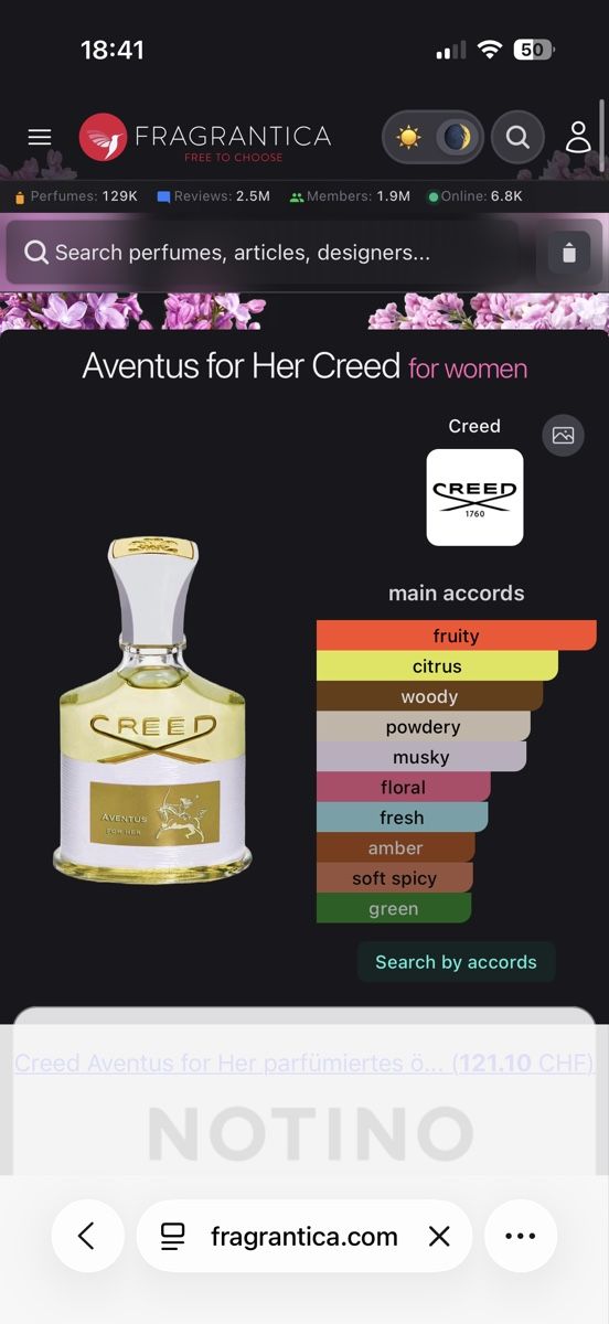 Creed Parfums & Eau de Toilette: Creed Aventus for Her, 2 ml – D'occasion à Sursee par nri_sbv9 1