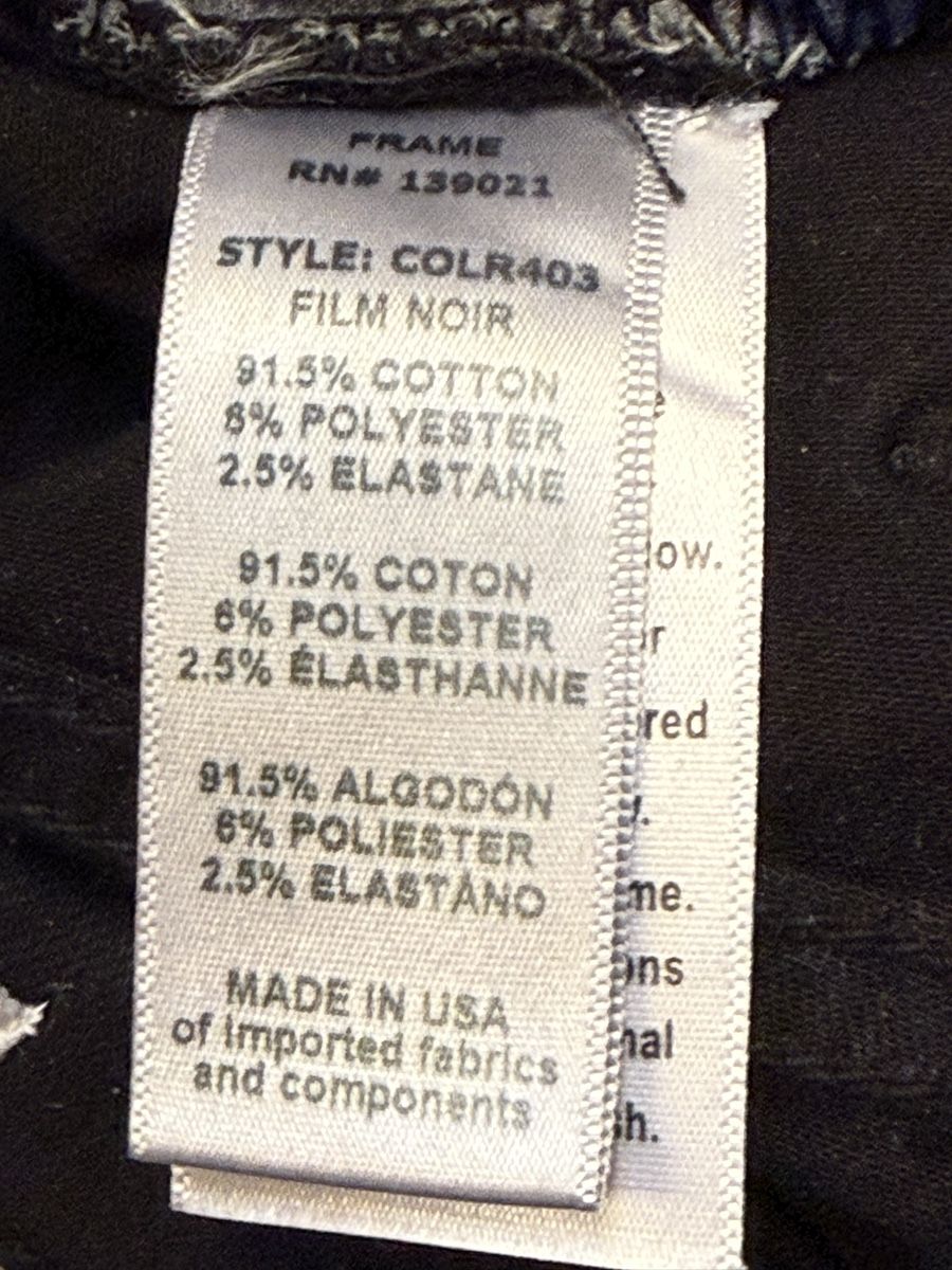 Jeans: Great black FRAME denim jeans. 26” – Gebraucht aus Grund b. Gstaad von PlageNeigeplus 8