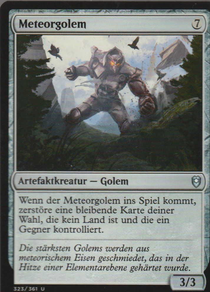 Magic The Gathering Carte collezionabili: TCG Magic The Gathering MTG CLB 323 Meteorgolem – Nuovo (secondo la descrizione) da Vezia venduto da Aquarius_Age