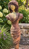 Einzigartiges Kunstwerk-Elegante Powertex-Figur - Unikat 