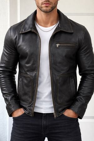 Herren Lederjacke Stewart