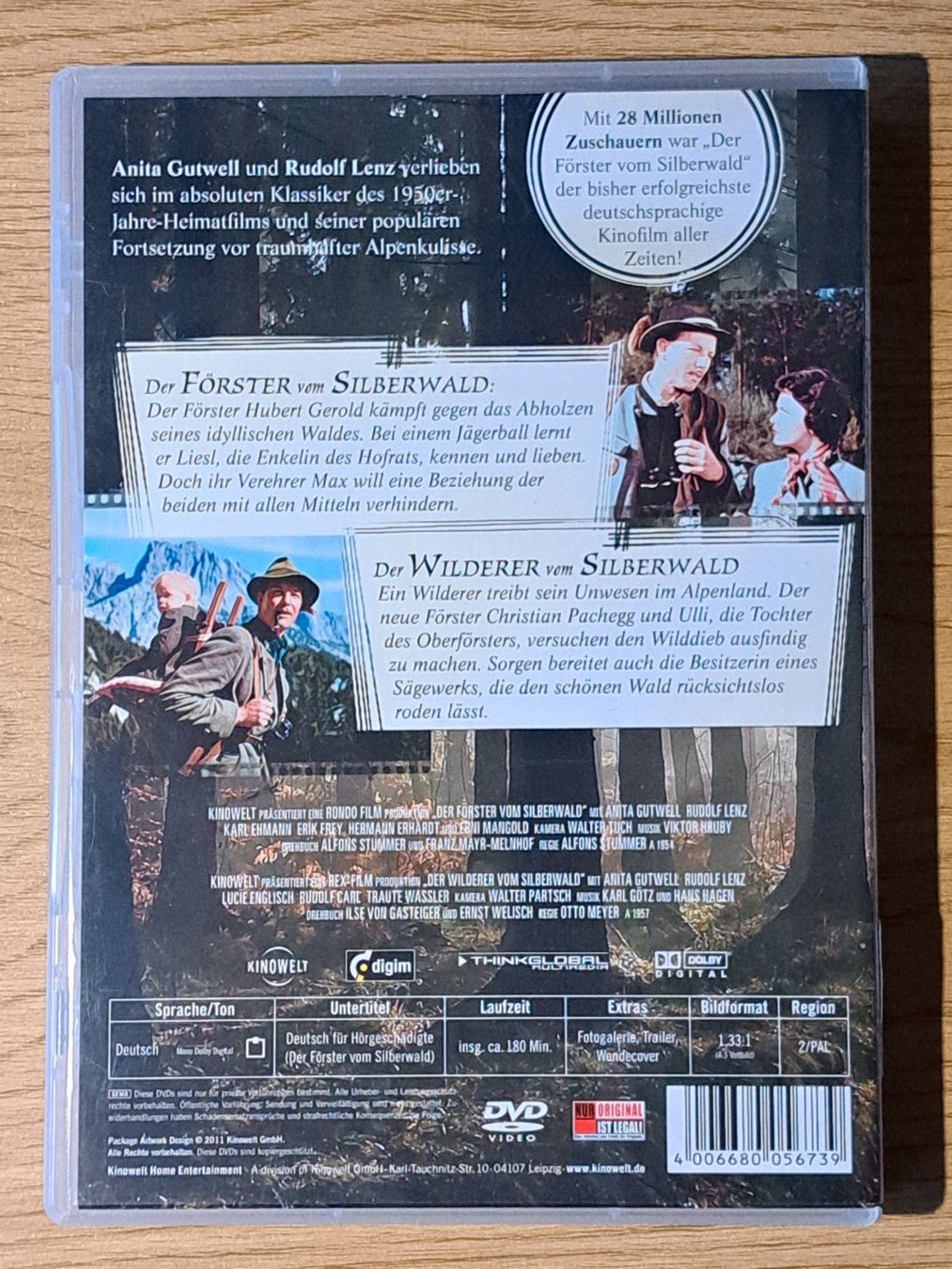 Alle DVDs: DVD Der Förster vom Silberwald - Der Wilderer vom Silberwald – Neu (gemäss Beschreibung) aus Unterseen von Kanica 1