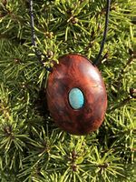 Goldfield Maserknolle mit Kristall Opal