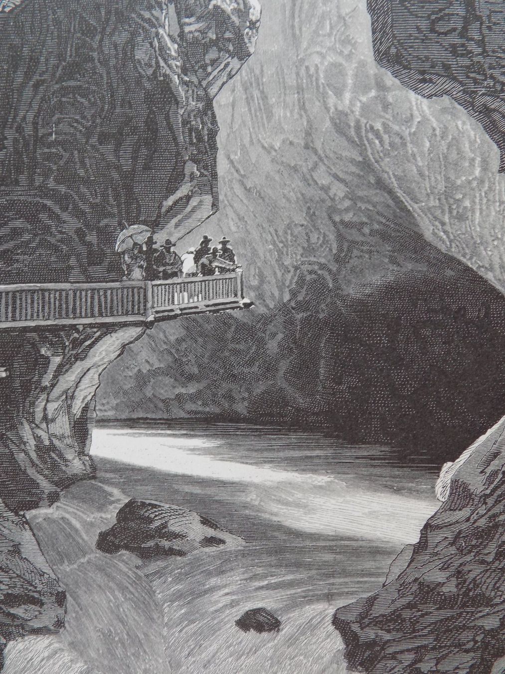 Incisioni: Trient Schlucht im Wallis – Usato da Risch venduto da Rischli15 1