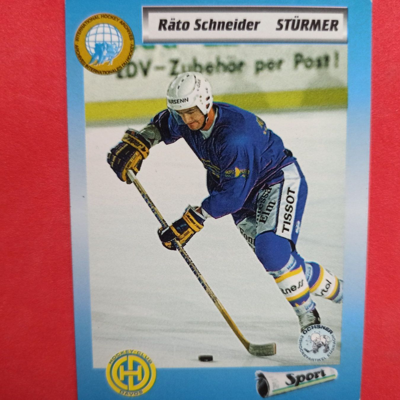 Sammelbilder & Trading cards: Räto Schneider - HCD - 1993/94 – Gebraucht aus Dübendorf von kb86_MOVIE