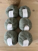 6 Knäuel Knitting for Olive Merino Eukalyptus neu
