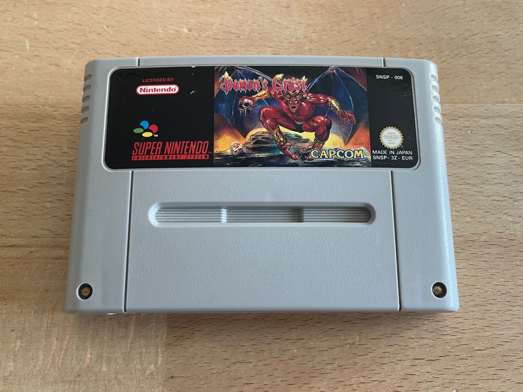 Spiele: Demon's Crest, original, Super Nintendo SNES Spielmodul – Gebraucht aus Thalwil von ranx 2