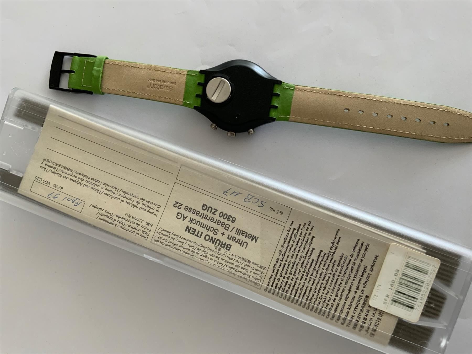 Swatch Orologi: EXCENTRIC Swatch CHRONO - ungetragen - VINTAGE – Nuovo e nell'imballaggio originale da Wettswil venduto da rotonda 3