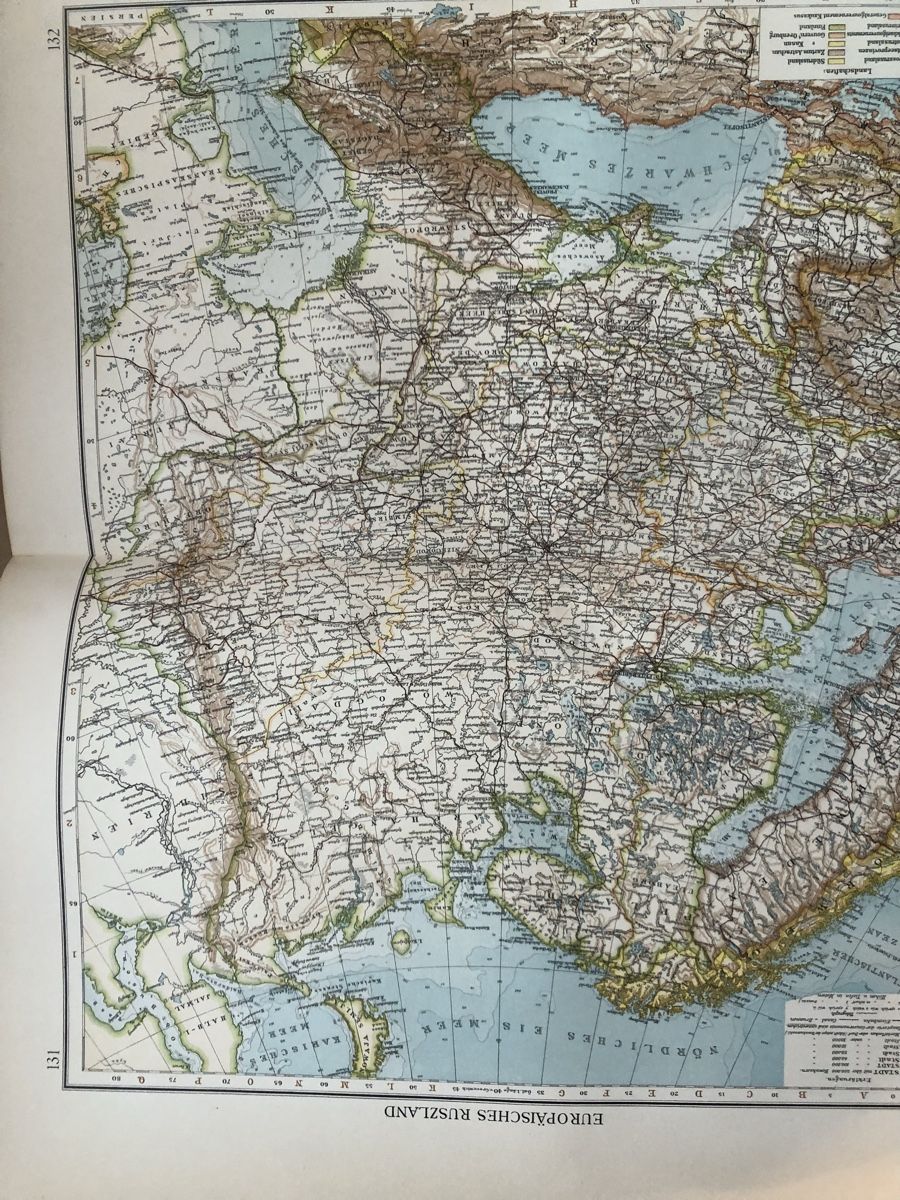Libri: Handatlas ANDREES aus dem Jahre 1908 – Usato da Solothurn venduto da Heso11 8