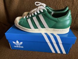 Adidas Superstar vertes cuir, 42
