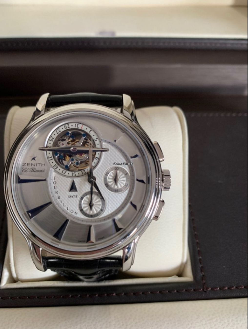 Zenith Orologi: Zenith El Primero XXT Tourbillon Chronograph Platinum – Usato da Büron venduto da swissbank