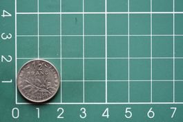 währung francaise 1/2 franc 1965