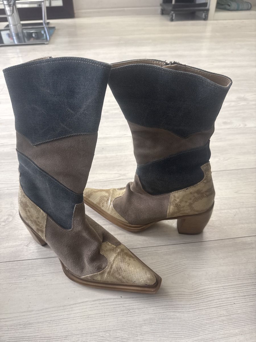Scarpe da donna: Bottes vintage style santiags – Usato da Lausanne venduto da Mode_350