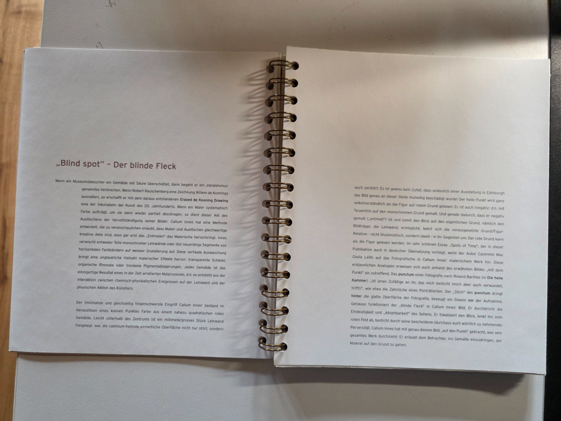 Libri: Callum Innes - Kunsthalle Bern 1998 – Usato da Walterswil BE venduto da Lonitti 9